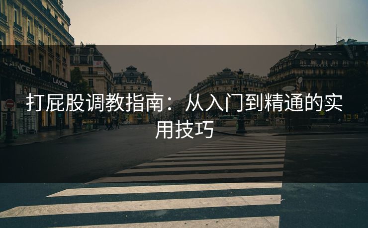 打屁股调教指南：从入门到精通的实用技巧  第1张